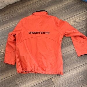 Antigua Lightweight Water-Resistant Jacket in Orange Oregon state xl